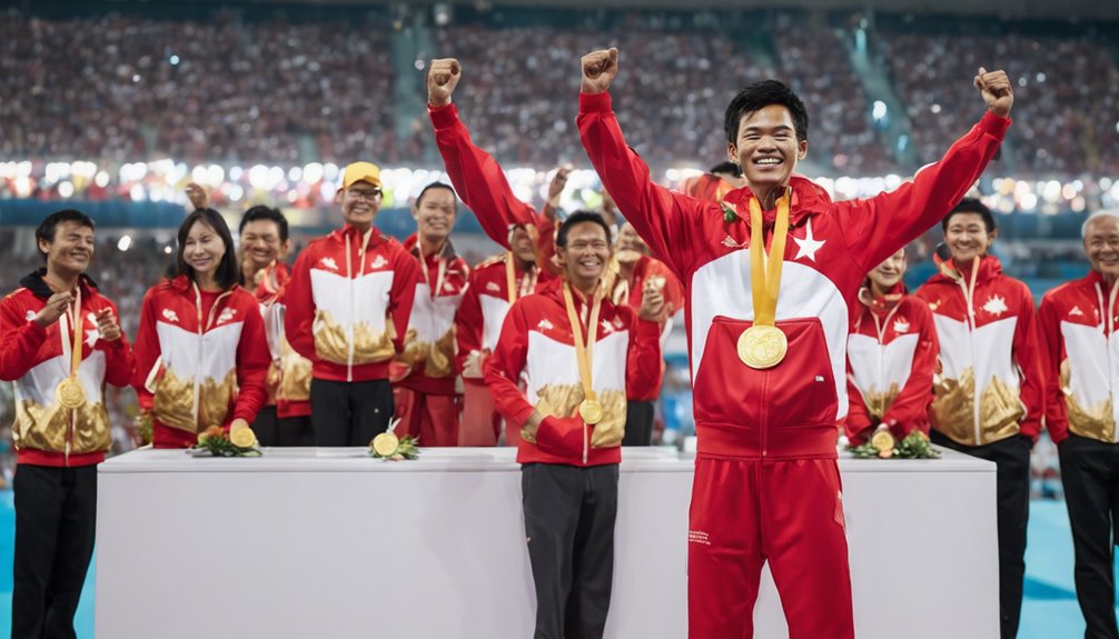 indonesian athletes asian games success