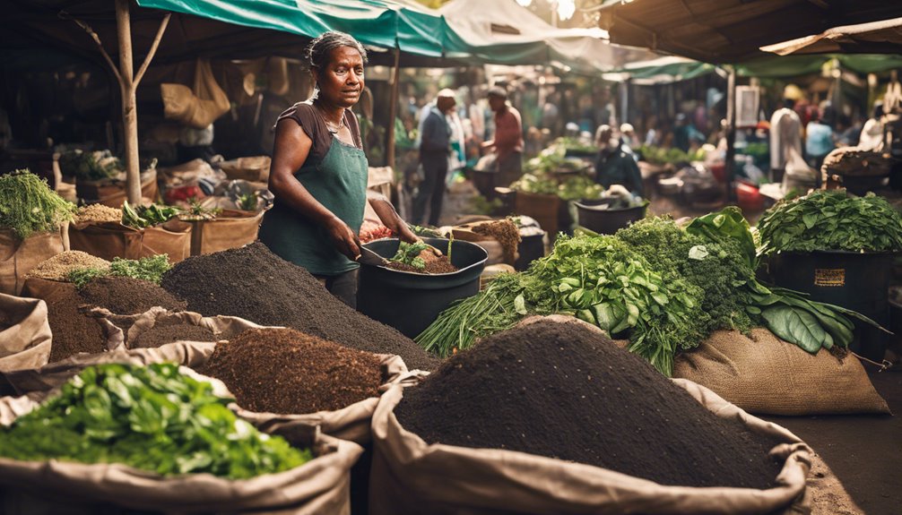 compost and organic fertilizer