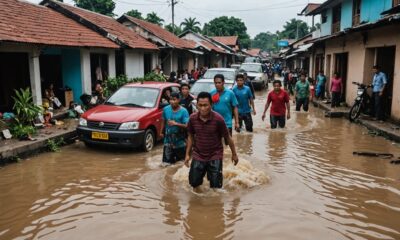 flash flood in cirebon