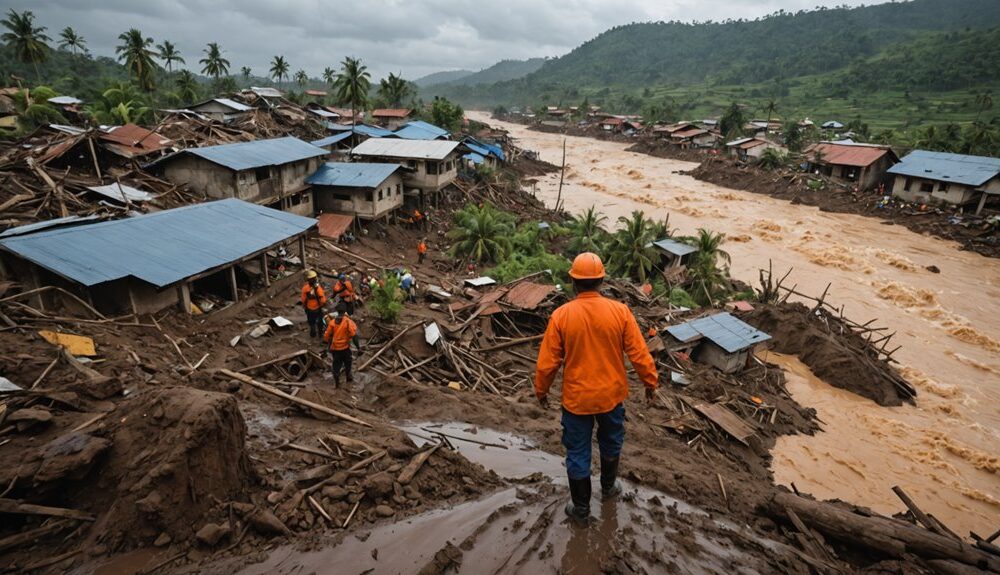 flash floods and landslides