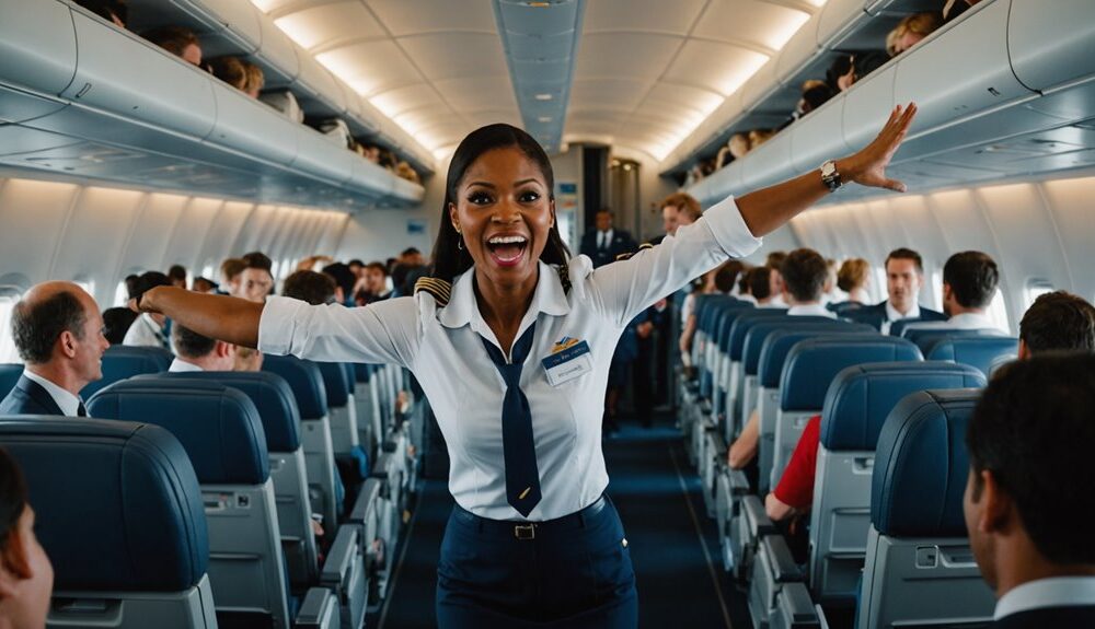 flight attendant fired twerking