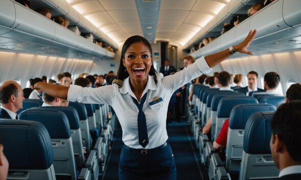 flight attendant fired twerking