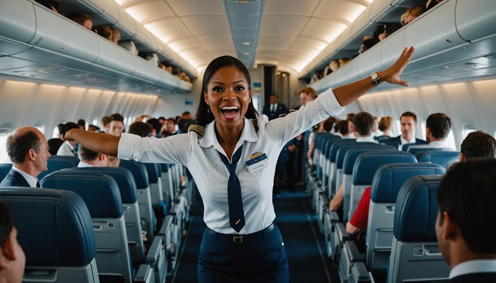 flight attendant fired twerking