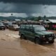 floods isolate indonesia malaysia border