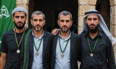 hamas releases three israelis