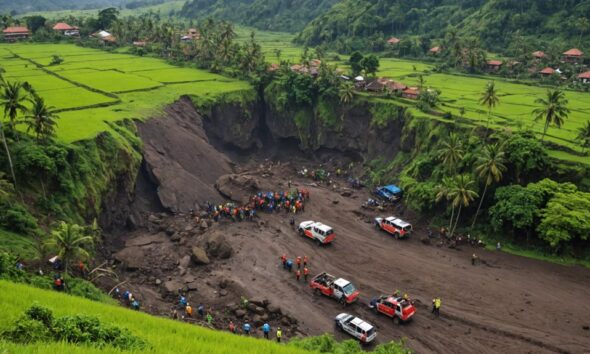 landslide in klungkung bali