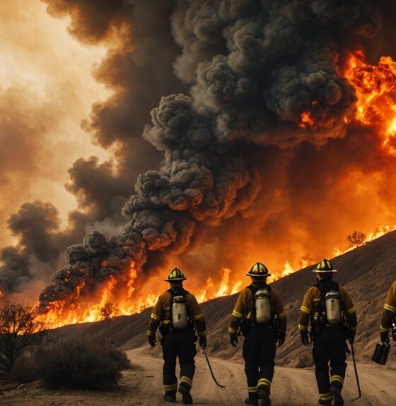 santa ana wind fires