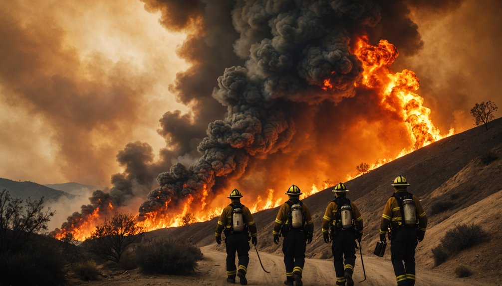 santa ana wind fires