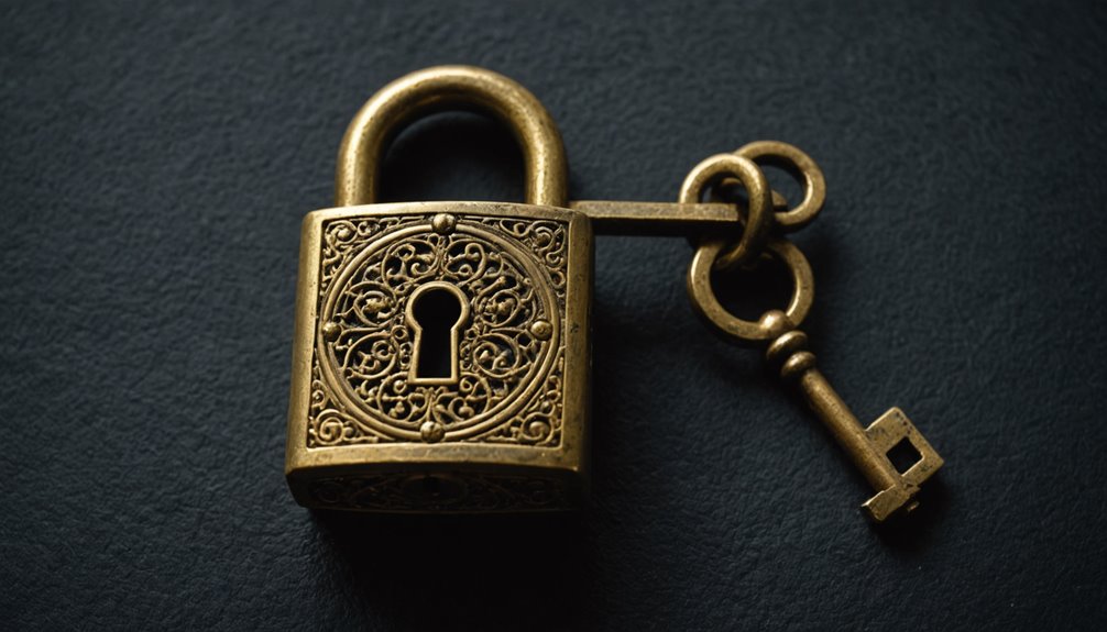 ancient gold padlock discovered