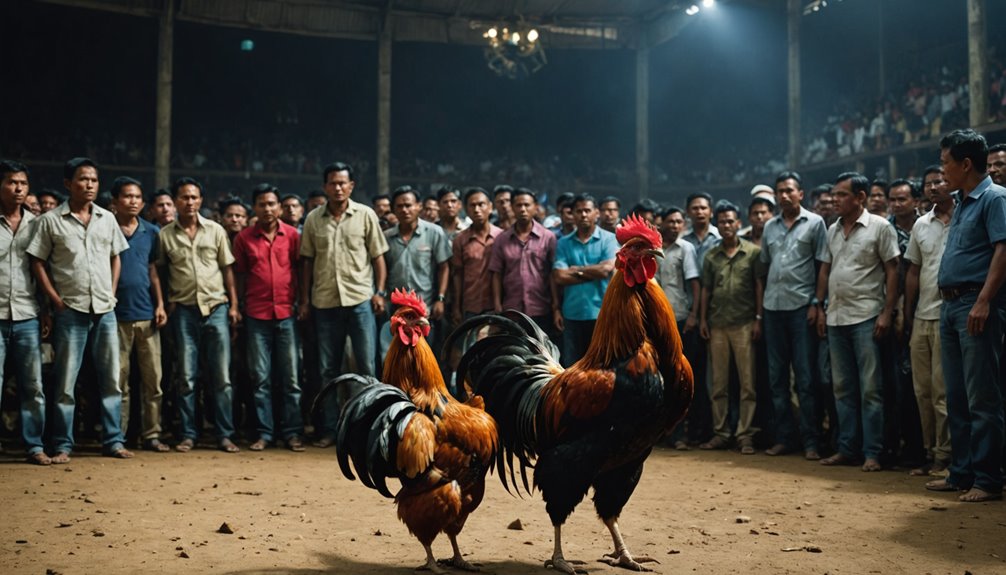 cockfighting suspects in bekasi