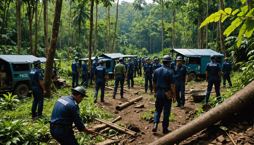 illegal gold mining investigation