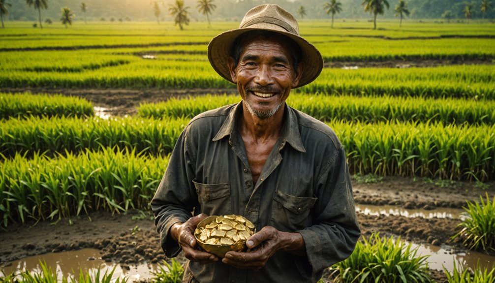 javanese farmer discovers gold