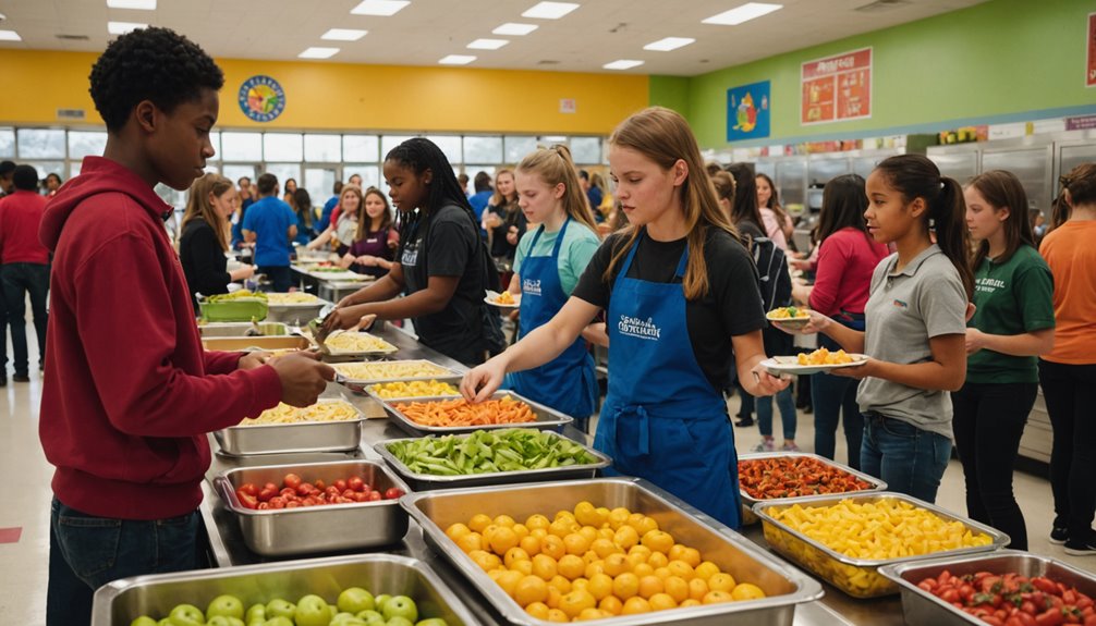 student involvement in menu selection