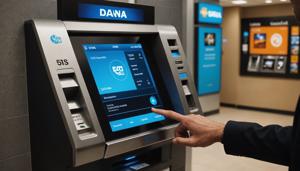 withdraw cash from dana