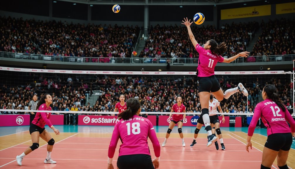 korean volleyball league match