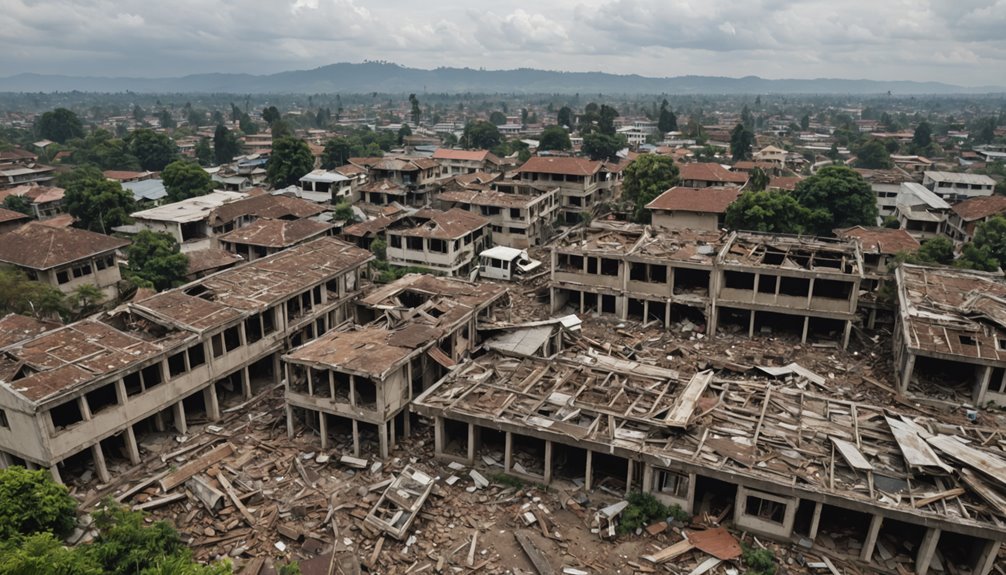 landslide damages 30 homes