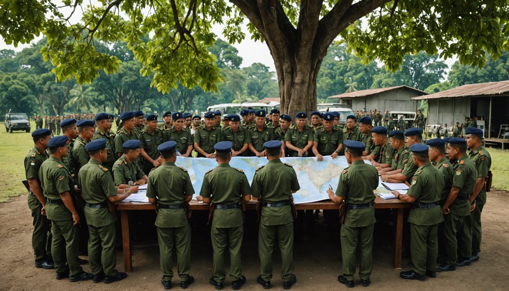 military police cooperation for security