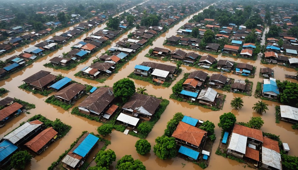 severe flooding in bekasi