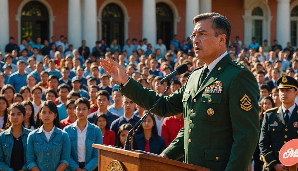 kehadiran militer di kampus