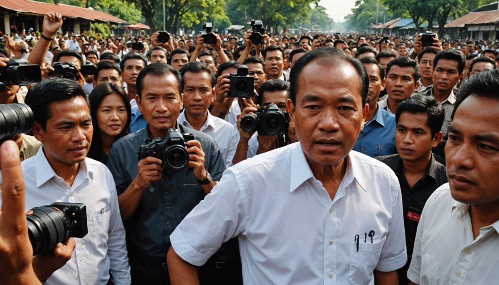 media asing menyoroti gubernur