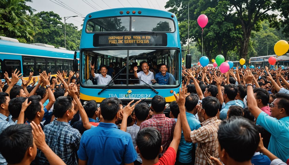 bogor blok m bus perayaan