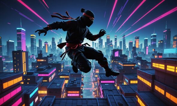 platformer ninja aksi modern