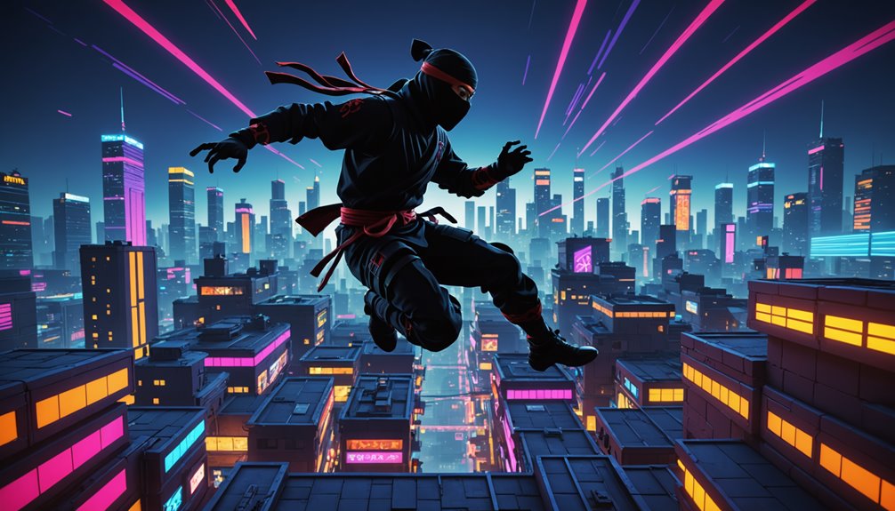 platformer ninja aksi modern