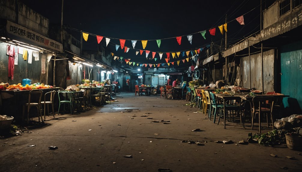 penurunan pasar malam lama